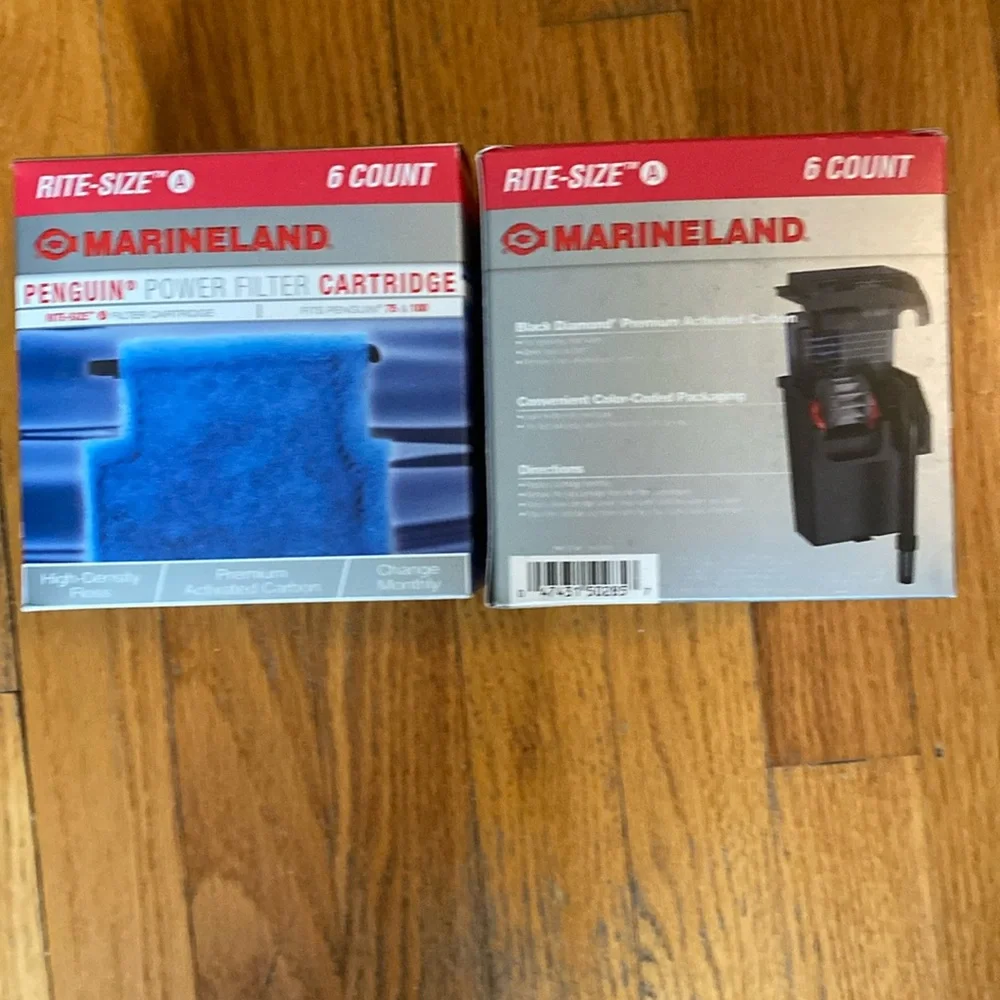 2 boxes of Marineland rite size 6 count